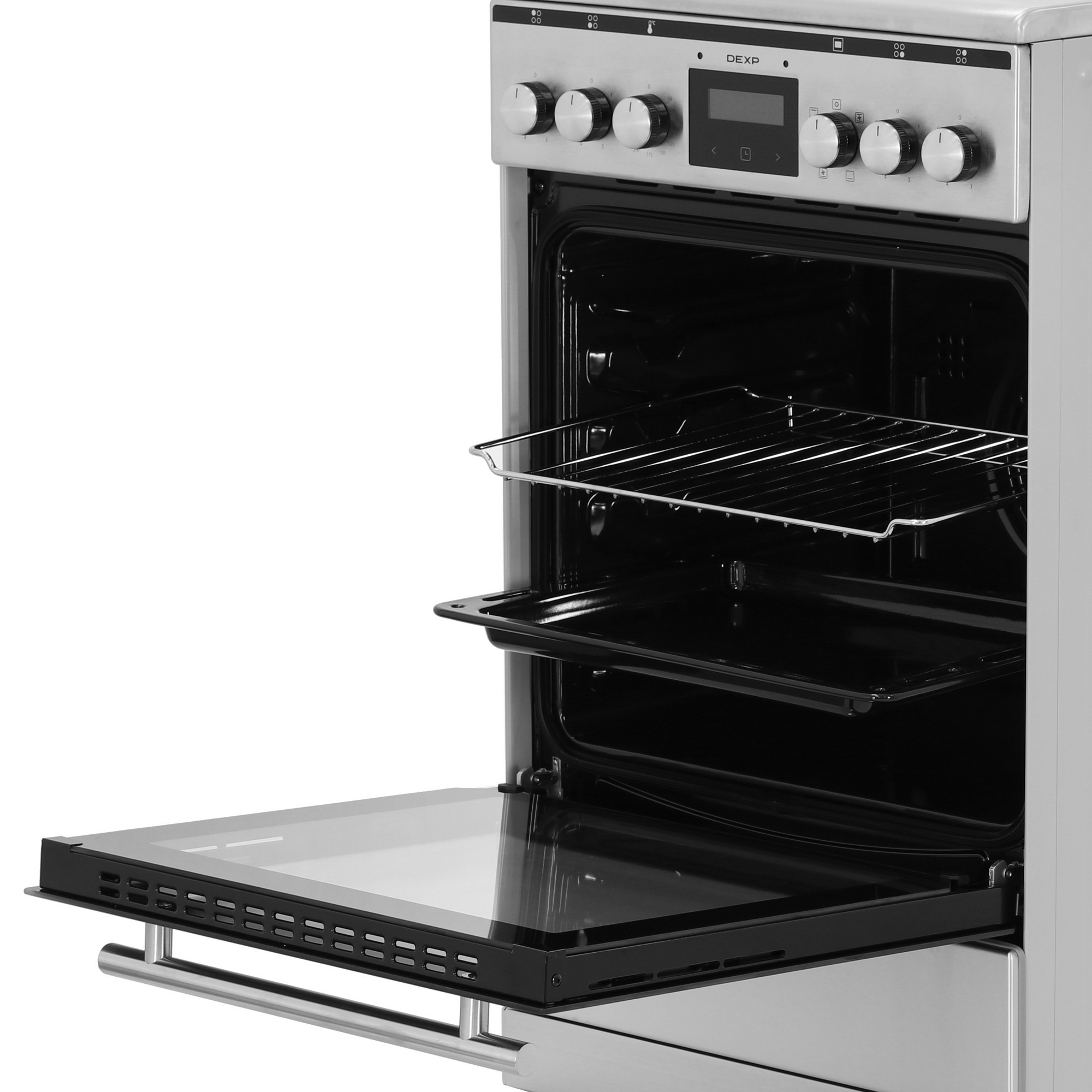 9132329 Электрическая плита DEXP EC50-M01D серебристый STDN-0106377 - Вид №6