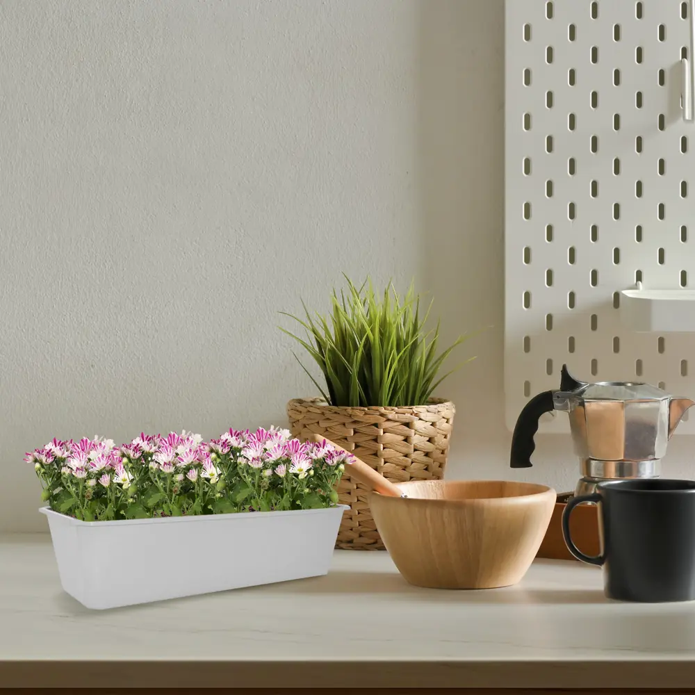 Балконный ящик для цветов IDI LAND 60 см - элегантное решение для озеленения 84799163 Basil STLM-0055305 - Вид №4