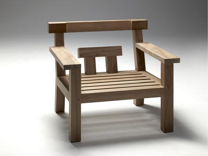 Royal Botania Садовое кресло из тика с подлокотниками Nara sun-id-1510284 - Вид №3