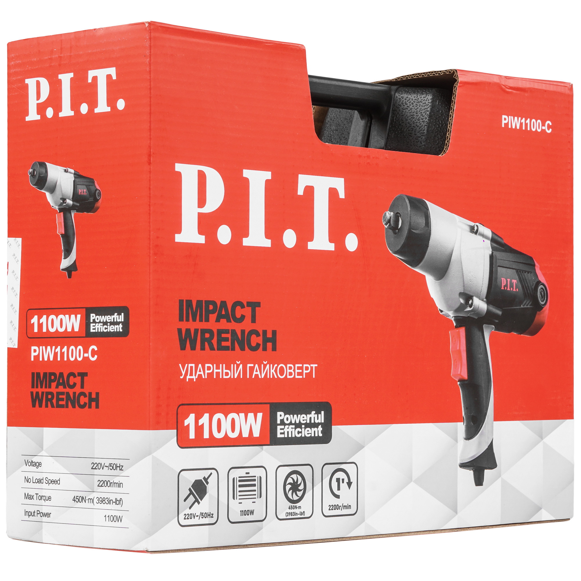 Гайковерт PIT PIW1100-C 9086491 STDN-0109720 - Вид №8