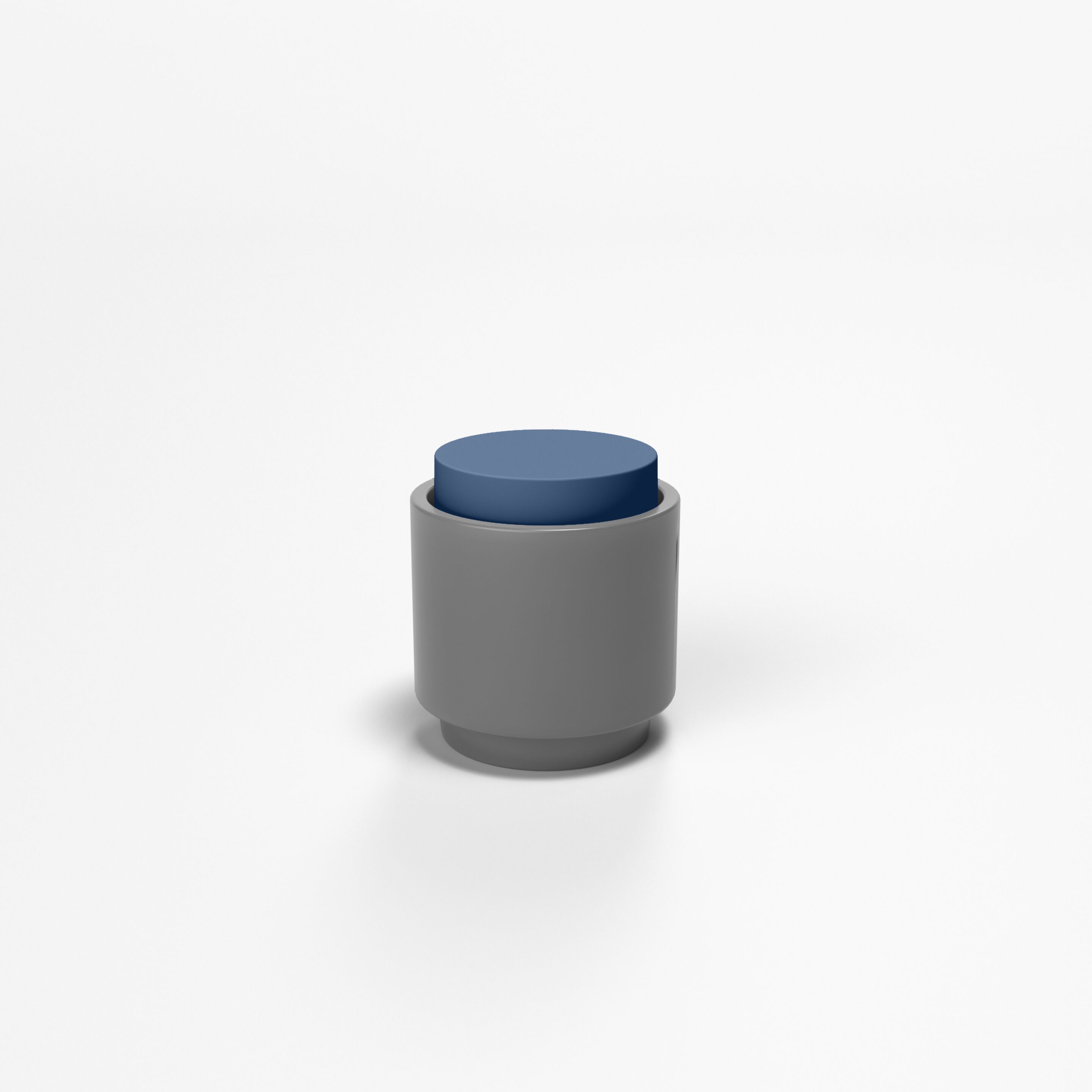 Пуф круглый армированный пластиковый контейнер SIXINCH TINGLE ARCH-00068651 - Вид №27