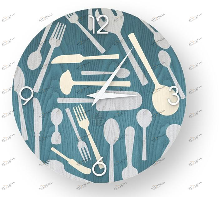 LIGNIS® Настенные часы из инкрустированного дерева Dolcevita objects 10.072 / 10.150