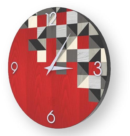LIGNIS® Настенные часы из инкрустированного дерева Dolcevita brio 10.024 / 10.102 - Вид №1