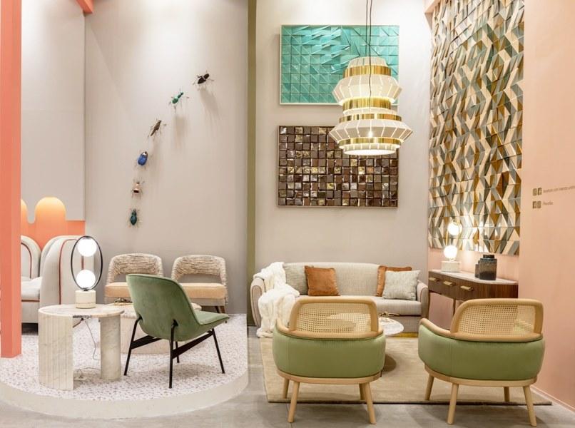 Mambo Unlimited Ideas Кресло из ткани с подлокотниками Luc sun-id-1471689 - Вид №4