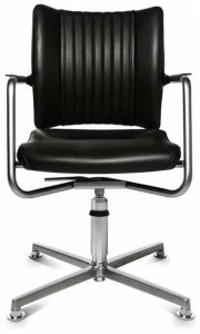 Wagner Кресло вращающееся на 4 спицы с подлокотниками Titan