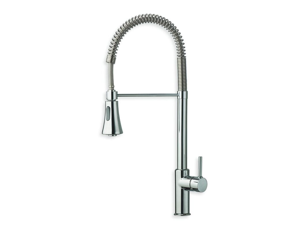 Смеситель для кухни с одним отверстием и поворотным изливом CRISTINA Rubinetterie кухня-современная коллекция ARCH-00028334 - Вид №1