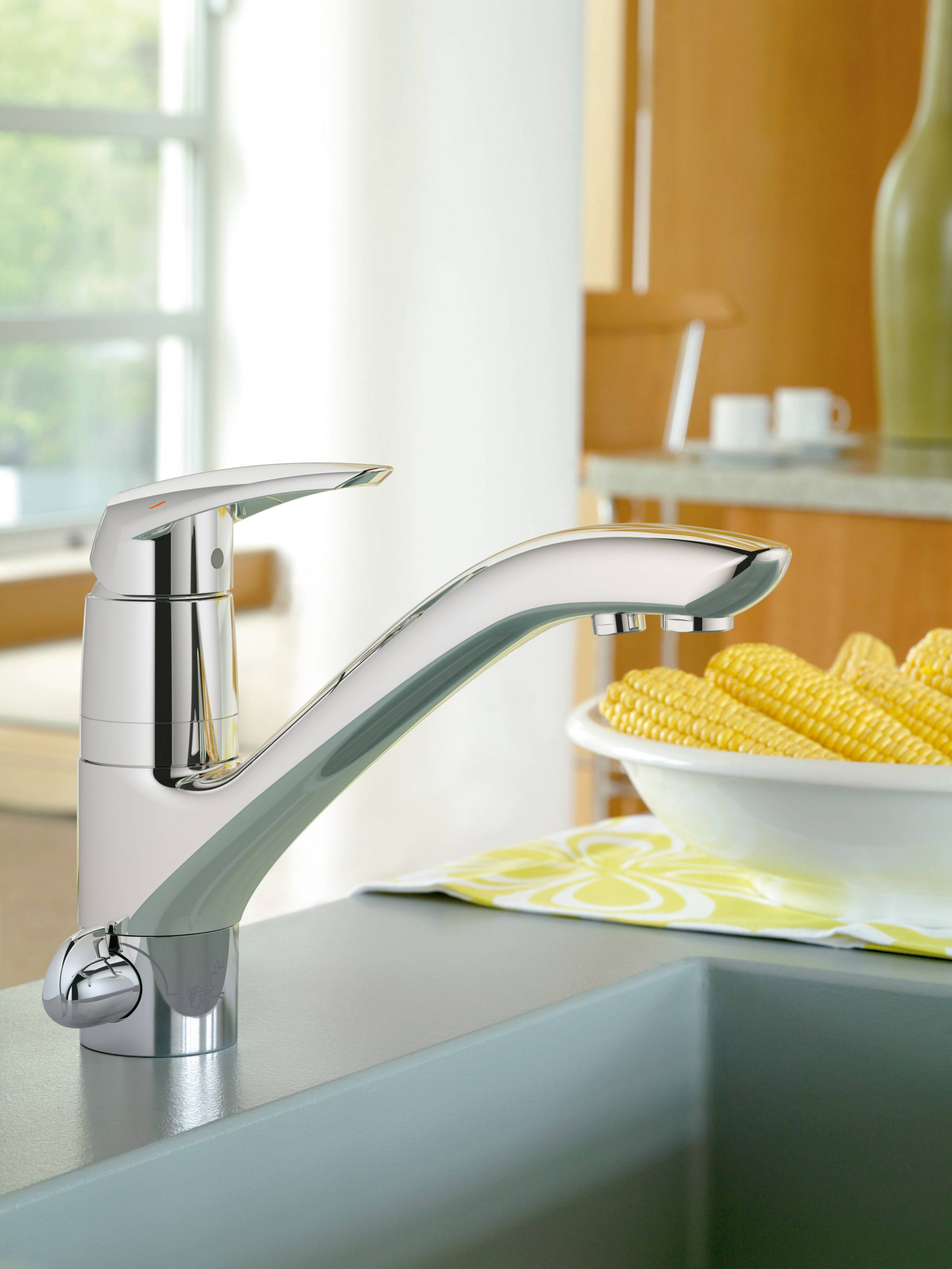 33334001 Смеситель для кухни Grohe Eurodisc хром