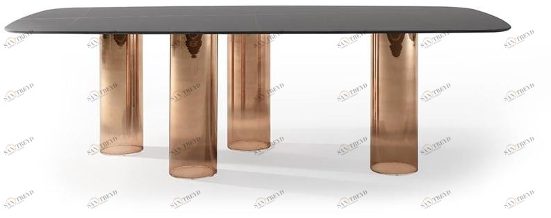 Reflex Прямоугольный обеденный стол из стекла Signore degli anelli sun-id-1437773