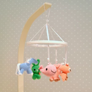 Мобиль на кроватку "Ассорти" радужный ELLIPSE  351685 Разноцветный