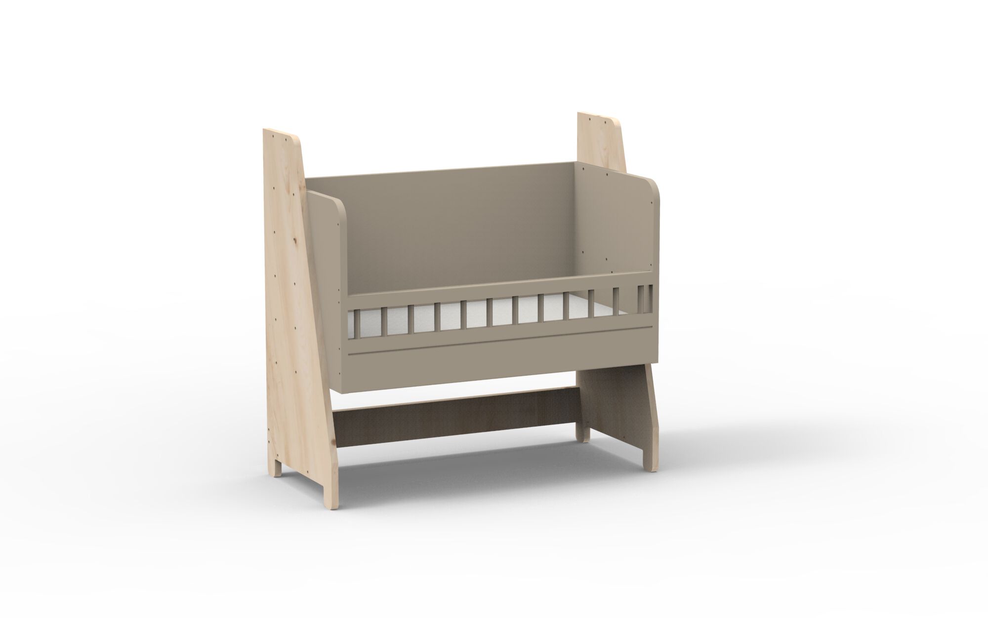 Лакированная деревянная кровать для сна Mathy by Bols ASYMETRY ARCH-00052185 - Вид №60