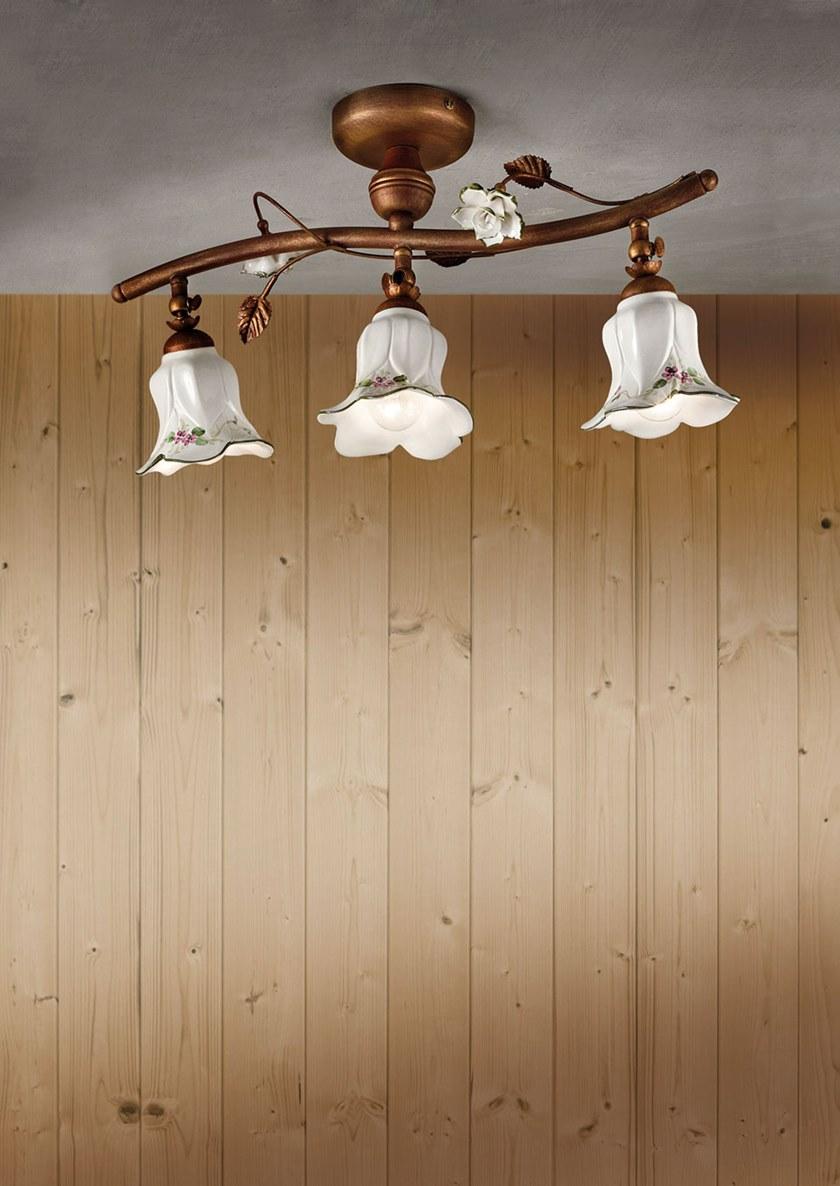 FERROLUCE Регулируемый керамический потолочный светильник с фиксированным кронштейном Pisa C1206 - 3 - Вид №1