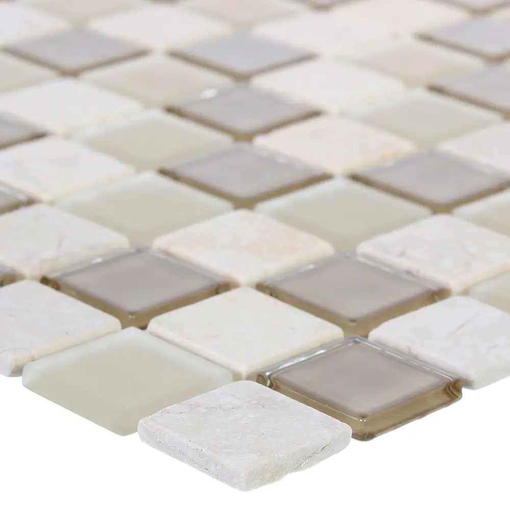 Мозаика стеклянная Artens Simply 30x30 см цвет бежевый 18731792 STLM-2016194 - Вид №3