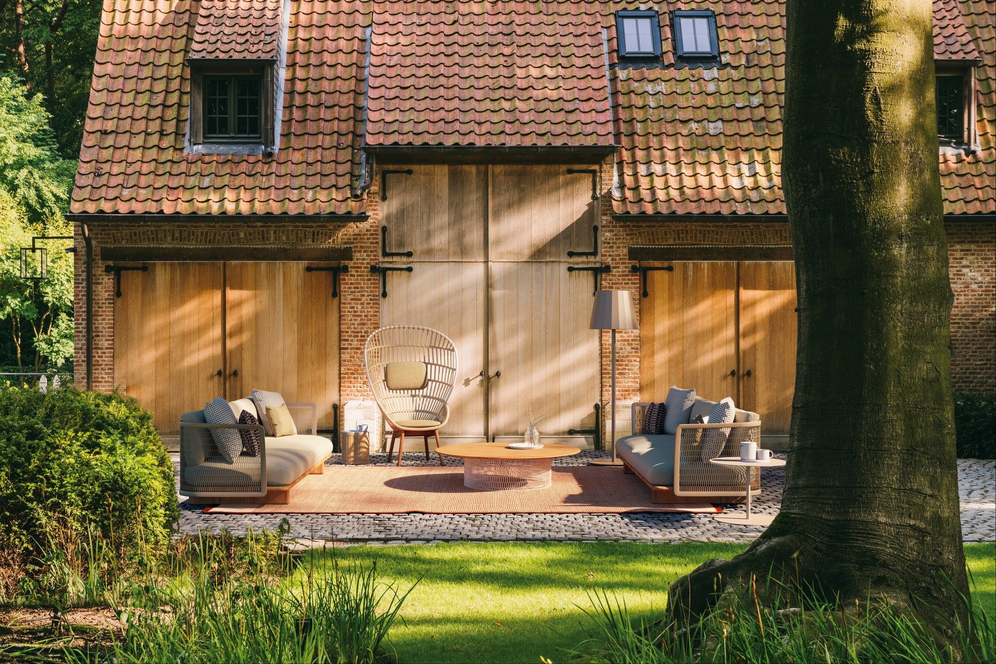 Алюминиевый журнальный столик Kettal сетка ARCH-00084815 - Вид №4