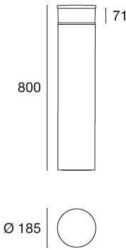 Linea Light Group Светодиодный алюминиевый столбик sun-id-1455369 - Вид №1