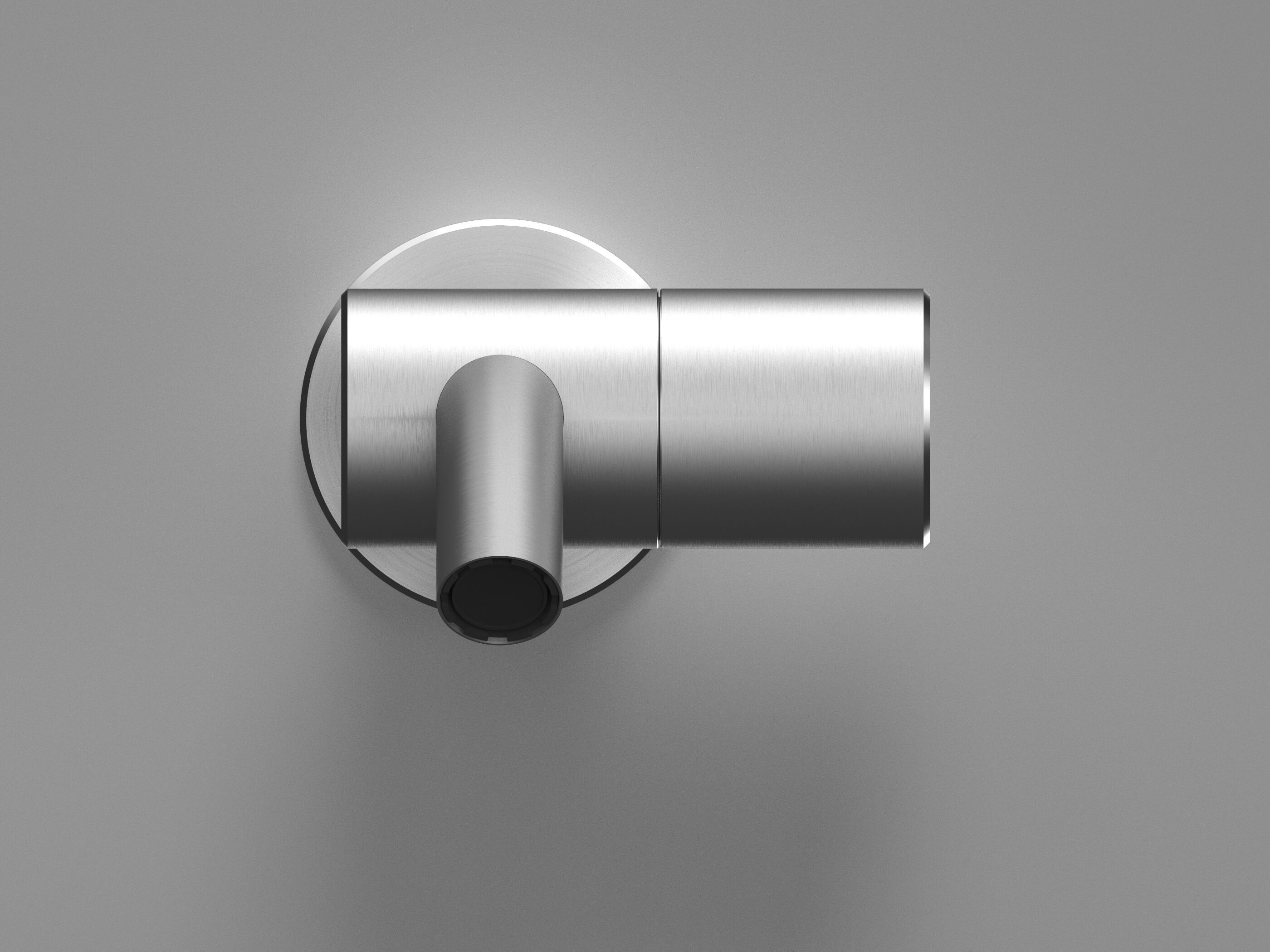 Стальной прогрессивный настенный смеситель для раковины Quadrodesign Hum ARCH-00051003 - Вид №3