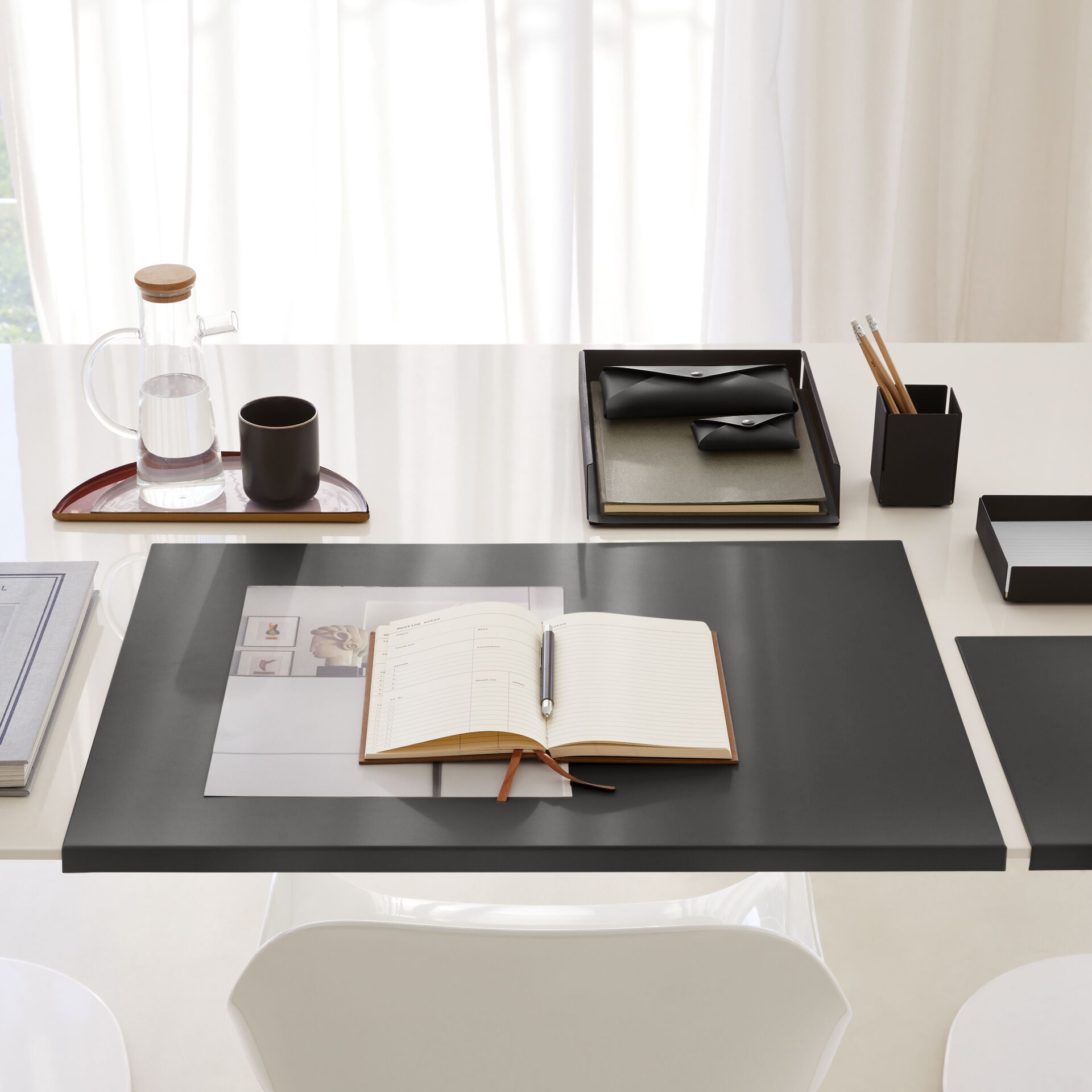 Набор столов из стали и кожи EGLOOH Муар ARCH-00105576 - Вид №35