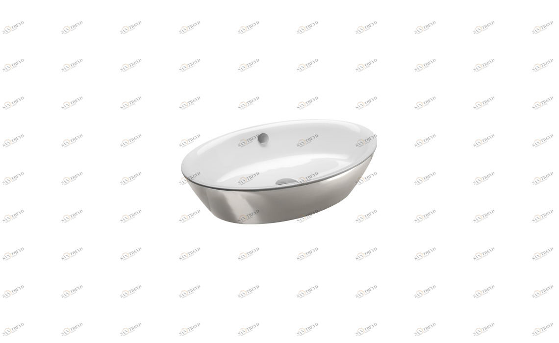 160VLNBA Накладная раковина на столешницу  овальная CERAMICA CATALANO 