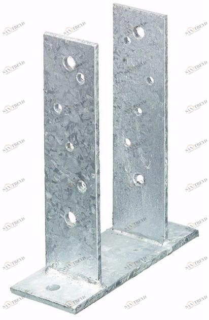 Unifix SWG Двойной кронштейн из оцинкованной стали Supporti a terra da avvitare sun-id-1444019