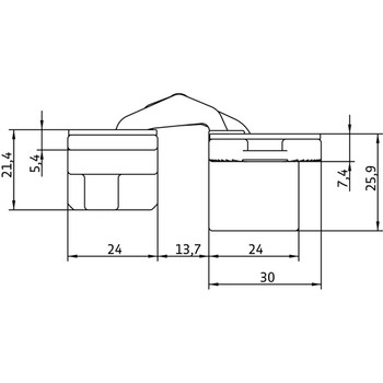 Петля Anselmi 150 3D 40 Santreyd LK01-945 - Вид №2
