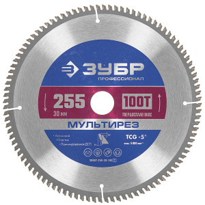 Диск пильный ЗУБР Мультирез 36907-255-30-100_z01 9173781