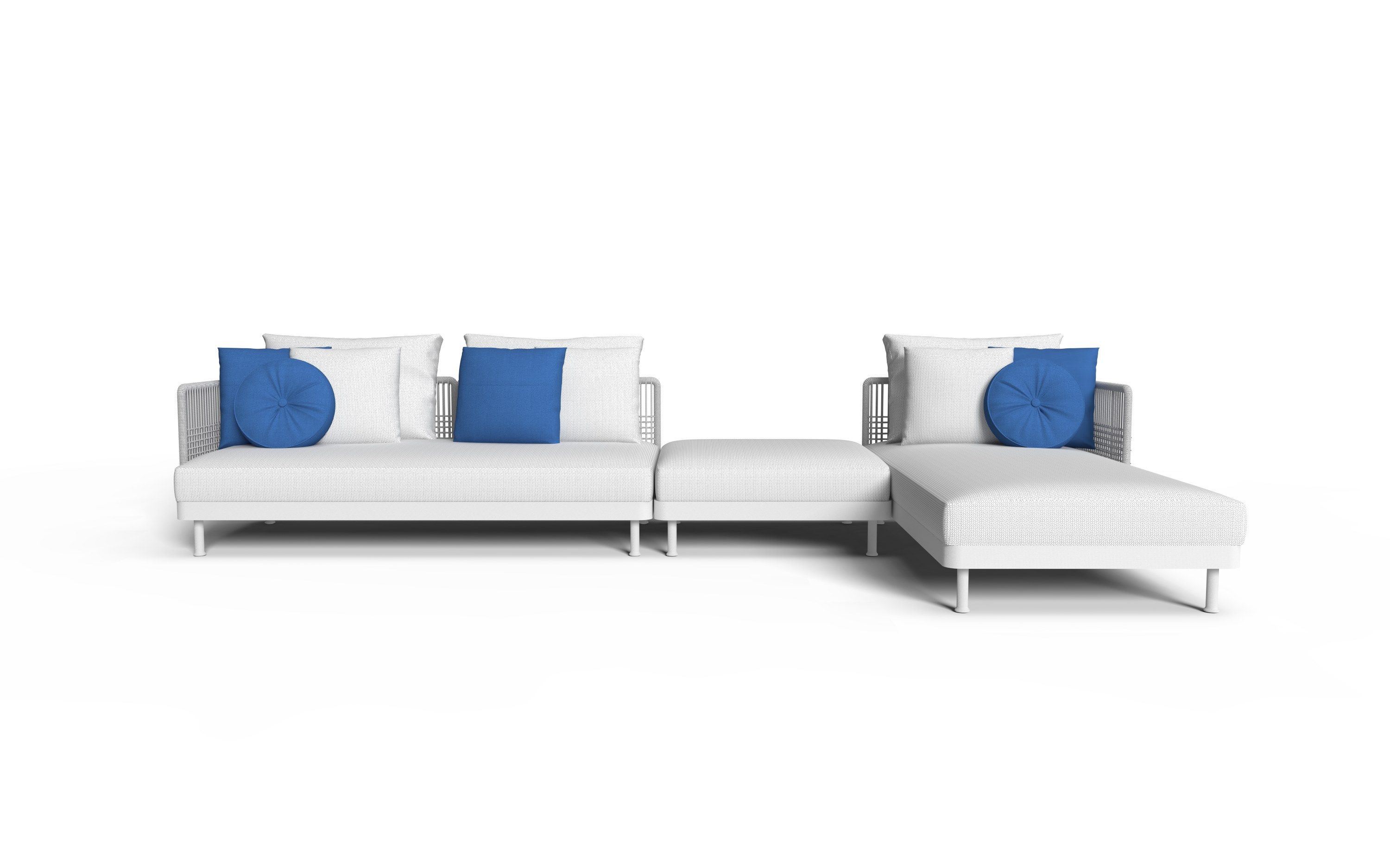 Секционный тканевый диван с веревочной спинкой Talenti Slam / Rope ARCH-00130742 - Вид №2