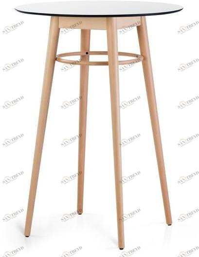 ALMA DESIGN Круглый высокий стол из бука Virna sun-id-1374088