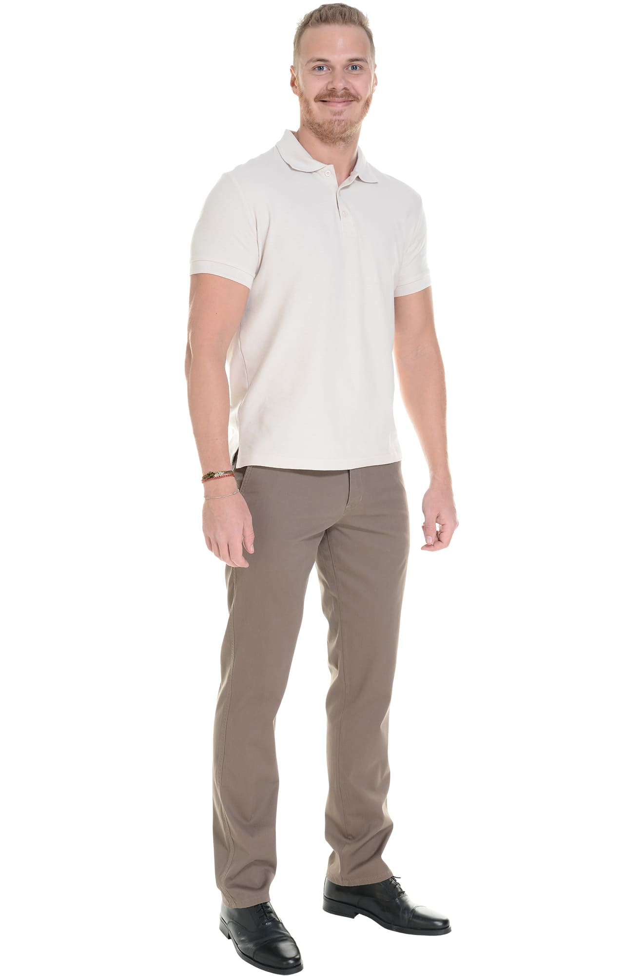 68241 Брюки  мужские chocolate (коричневые) El-Risto  Одежда для официантов  размер 44/170-176  - Вид №3