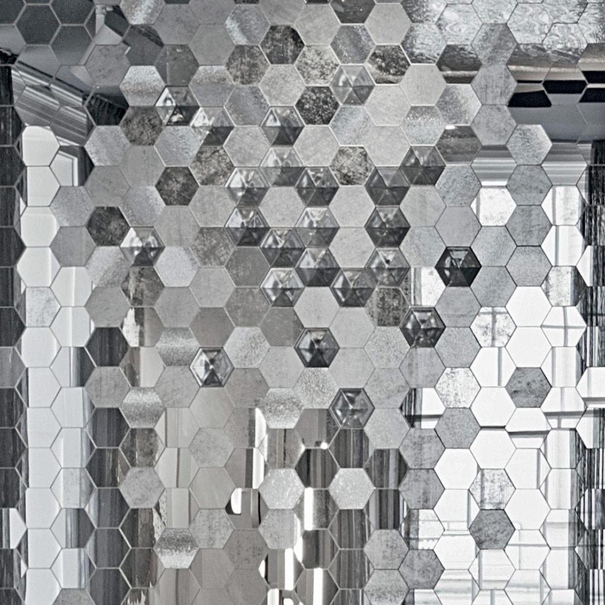 SICIS Bucolico White Per-Grey Vetrite Tile sun-id-1991304 - Вид №23