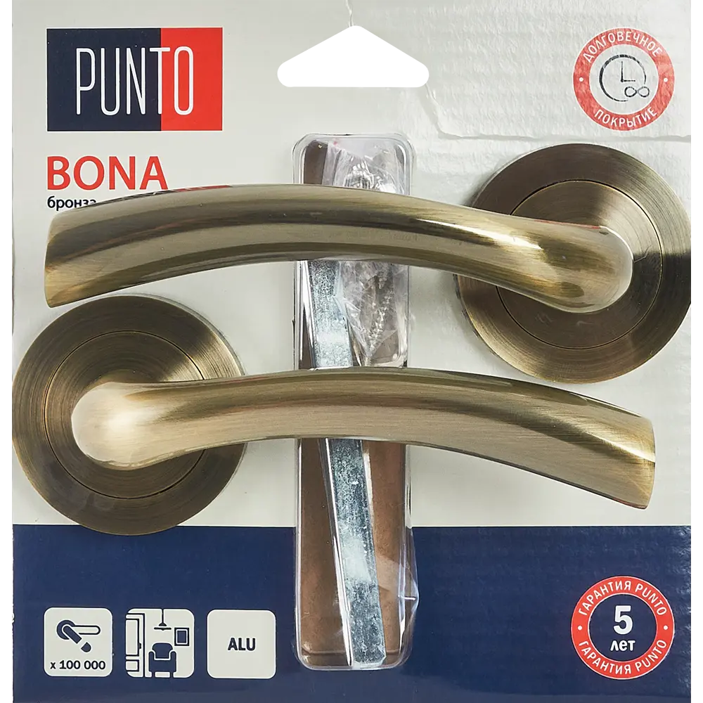 Дверные ручки PUNTO Bona в бронзовом исполнении 85202869 STLM-0059830 - Вид №3