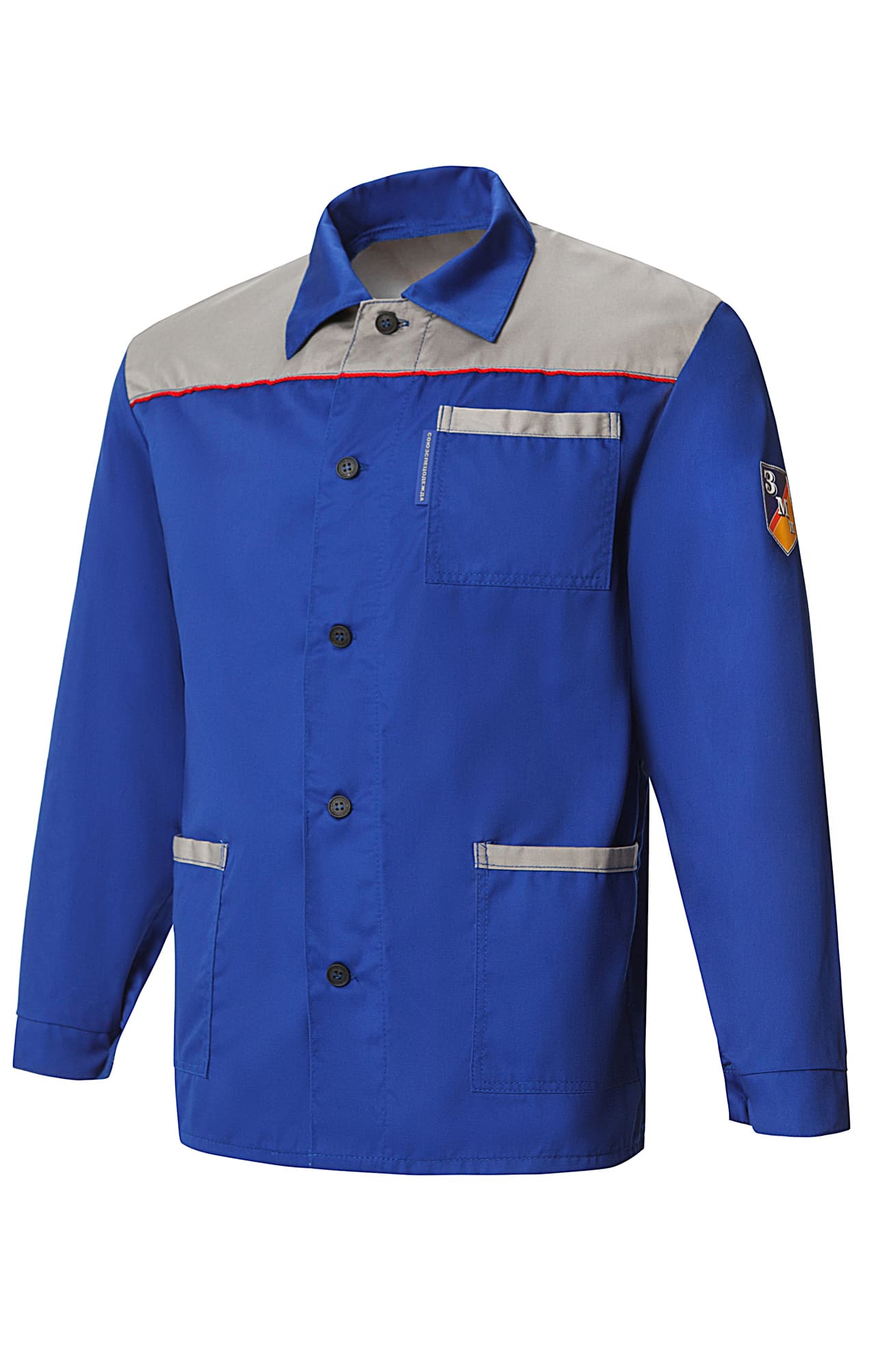 65397 Костюм "Труд" василек-серый  Летняя спецодежда  размер 52-54/182-188  - Вид №1