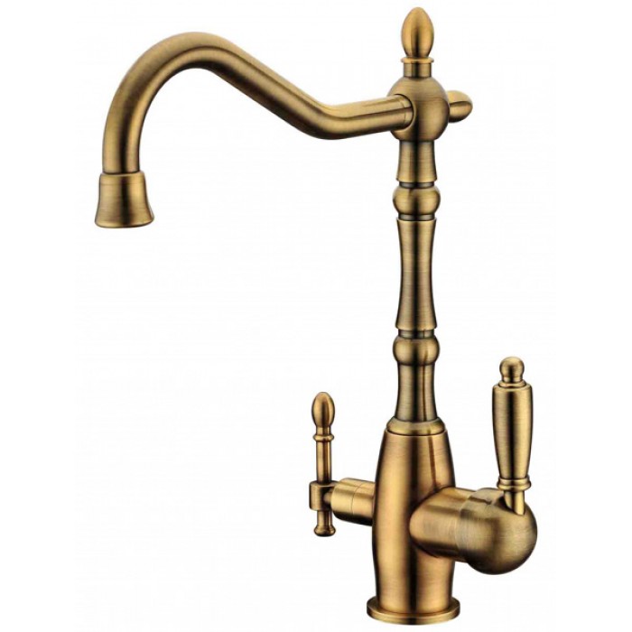 Zorg ZR 312 YF-33 Br бронза Смеситель для кухни Zorg 355х230 мм  - Вид №1