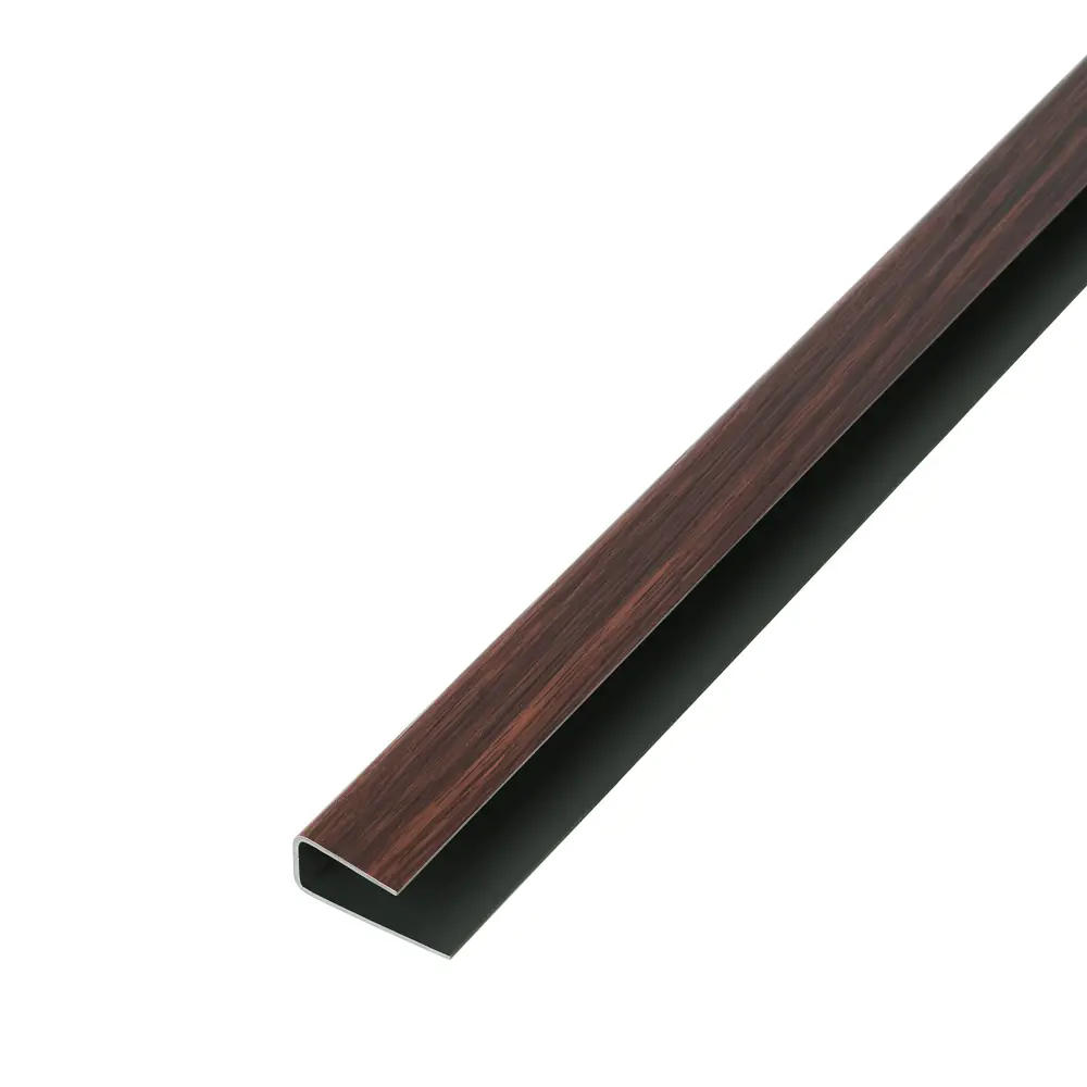 Профиль ПВХ 12x25x2700 мм цвет венге 89346070 STLM-2083556 POLIPLAST 