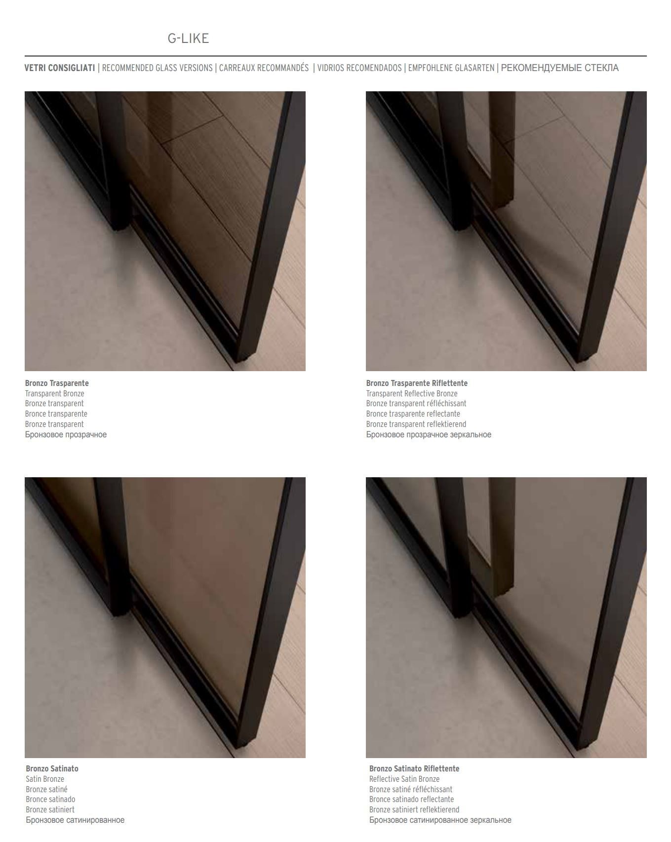 Стеклянная и алюминиевая конструкция распашной двери GIDEA G-Like ARCH-00101676 - Вид №11