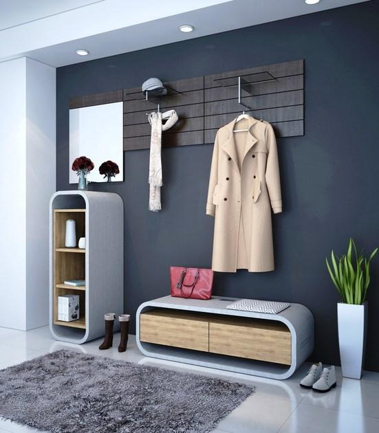 CO33 Тумба под ТВ с ящиками из бетона и дуба Opus O120sh - Вид №3