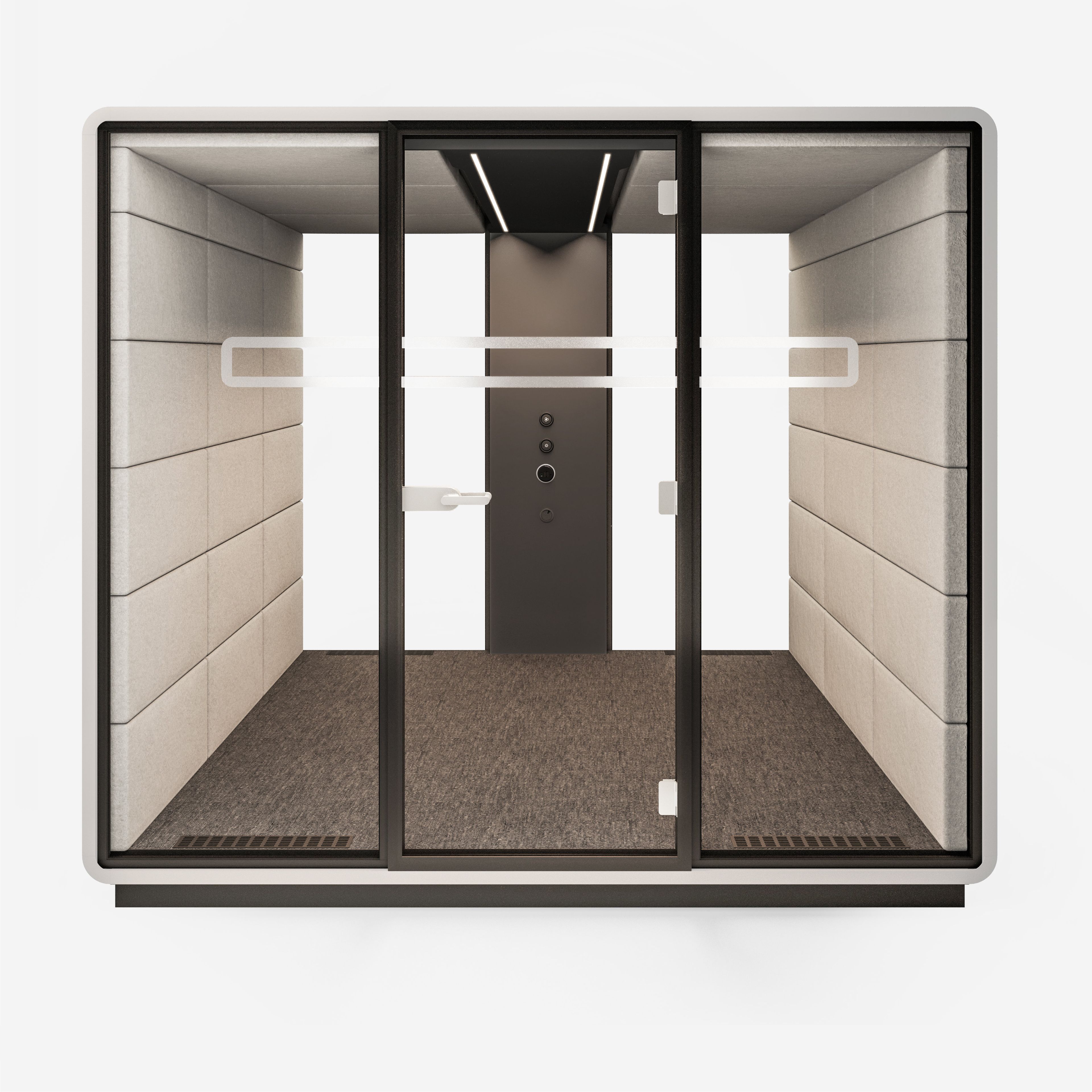 Многосторонняя акустическая офисная кабина со встроенным освещением Mikomax Smart Office Hushoffice ARCH-00059090 - Вид №14