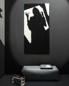 Звукопоглощающая панель из переработанного ПЭТ-войлока и технической кожи