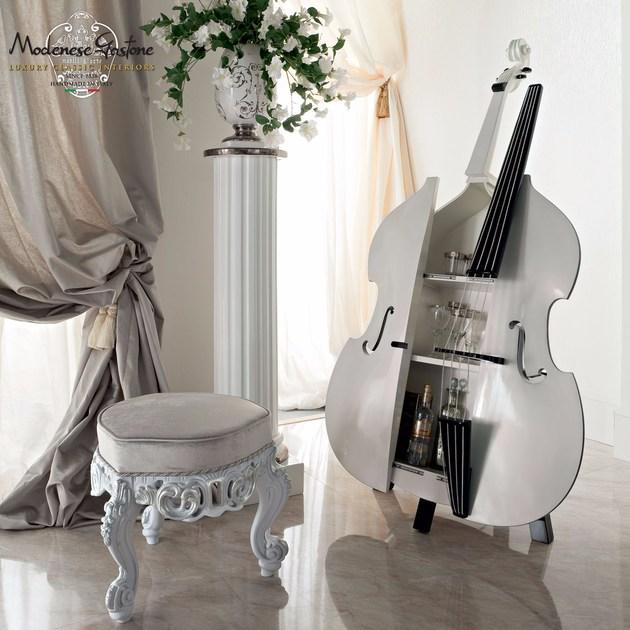 Modenese Gastone Мягкий пуф из ткани в классическом стиле Bella vita sun-id-1482756 - Вид №1