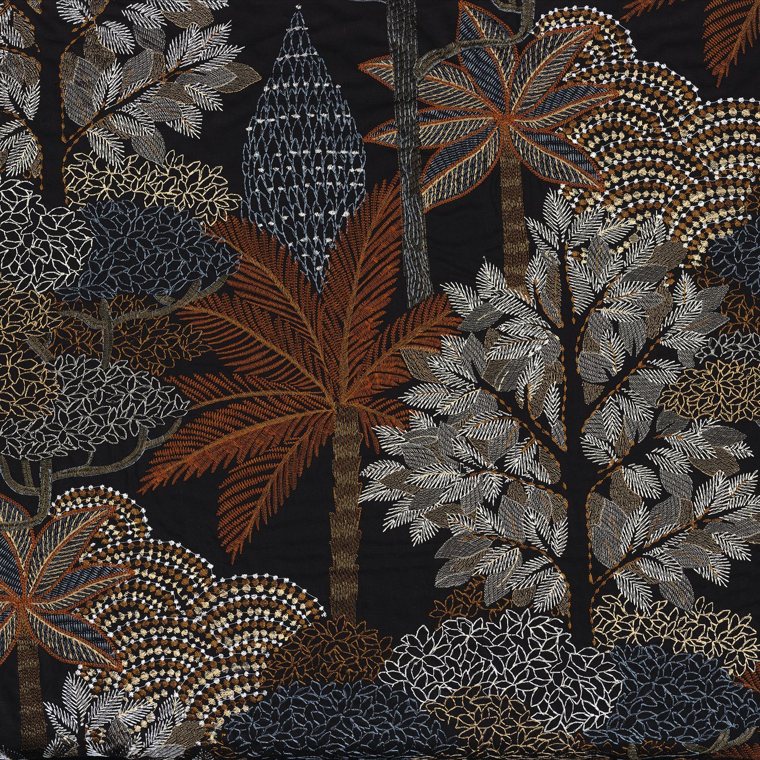 Вискозная ткань с графическим рисунком Casamance Voyage Imaginaire ARCH-00077789 - Вид №7