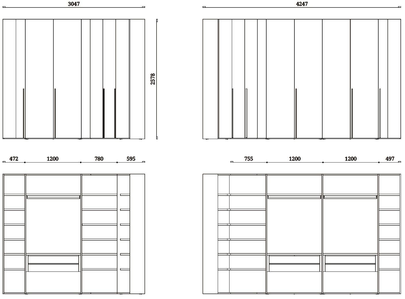 Febal Casa Лакированный угловой шкаф sun-id-1372710 - Вид №4