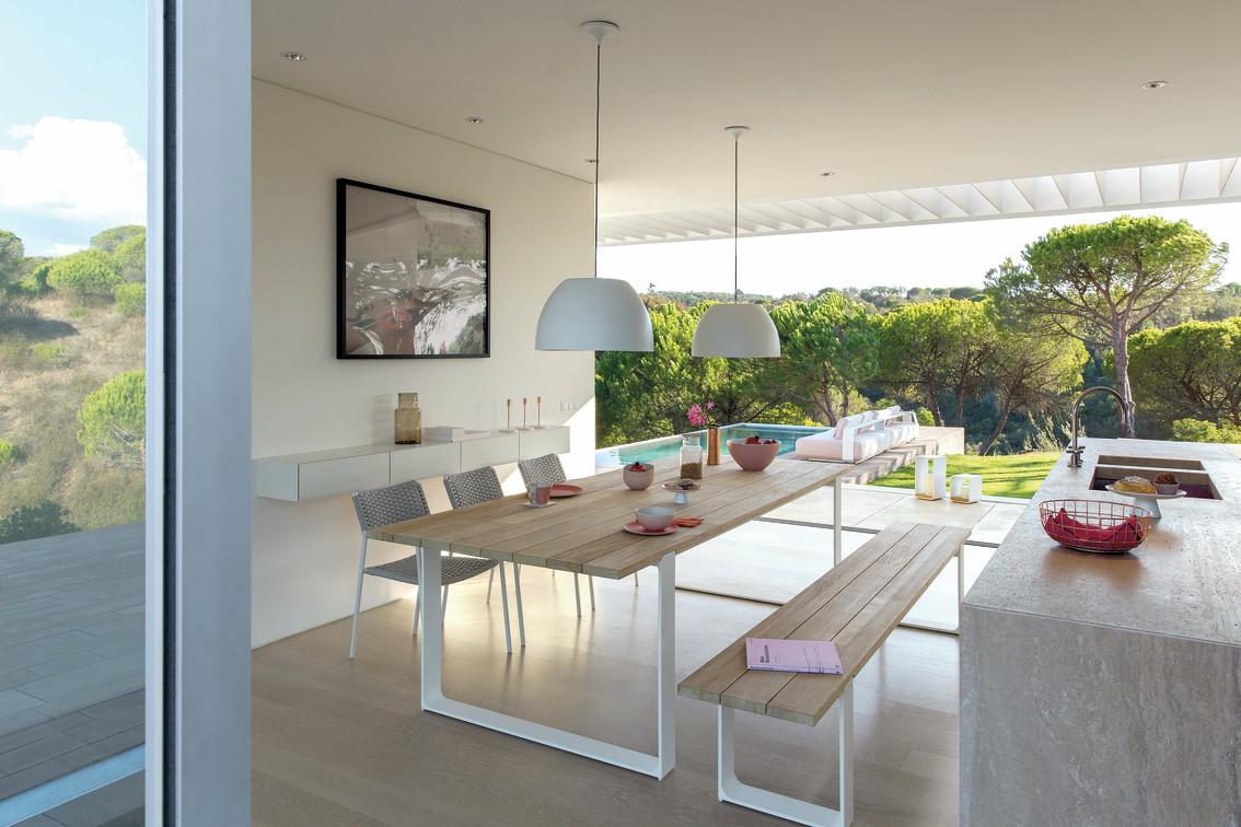 MNST1008 Обеденный стол pwi white f8 270см x 107см Manutti Prato - Вид №3