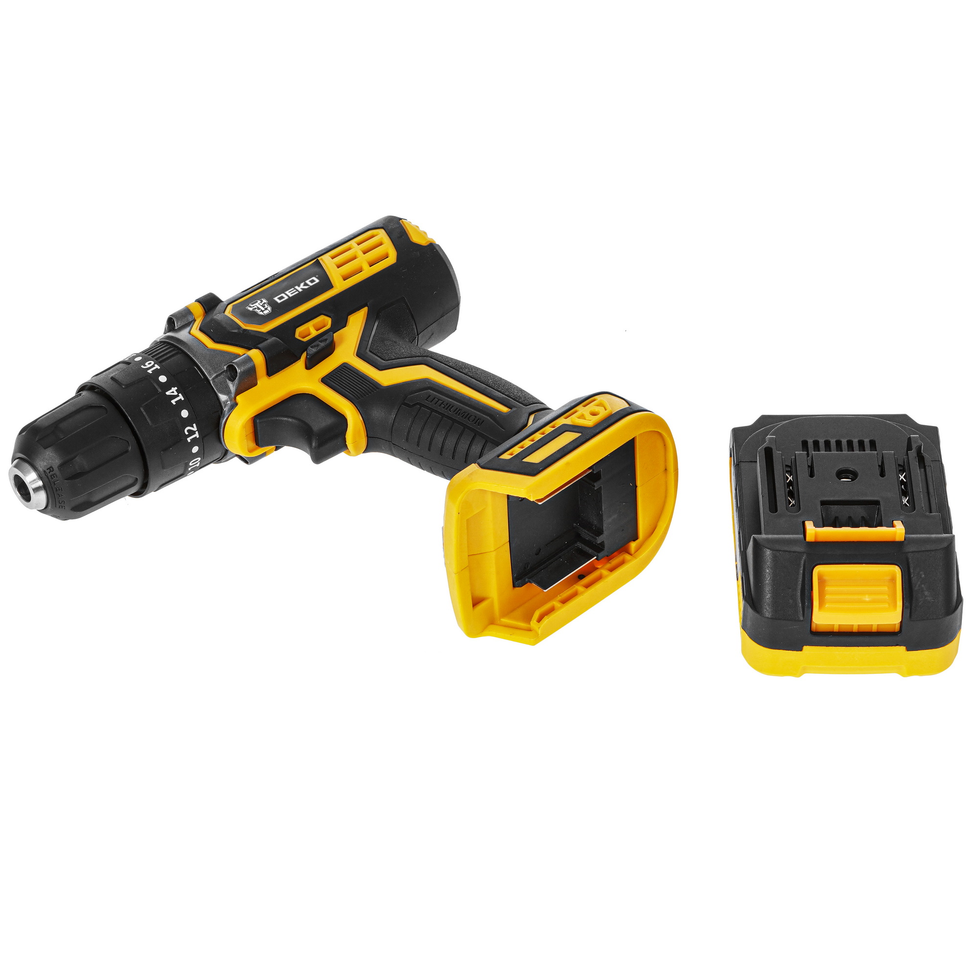 Дрель-шуруповерт DEKO DKCD20 Impact SET 3 9070191 STDN-0031839 - Вид №6