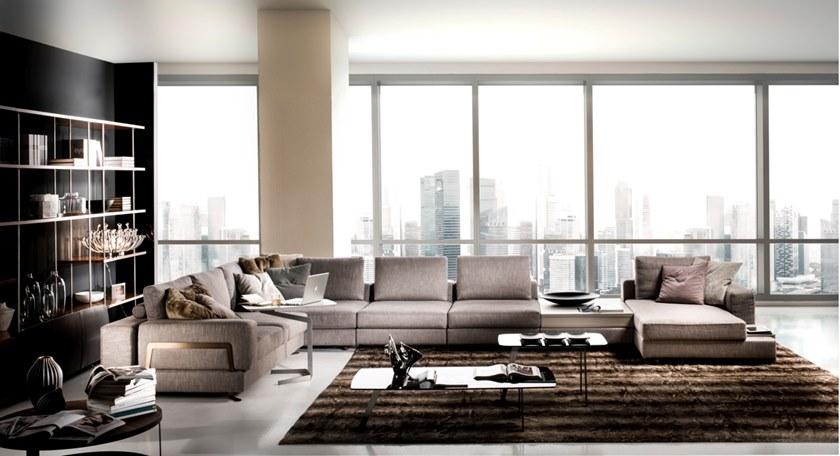 Former In Italia Модульный угловой диван из ткани Fellini sun-id-1375913 - Вид №2