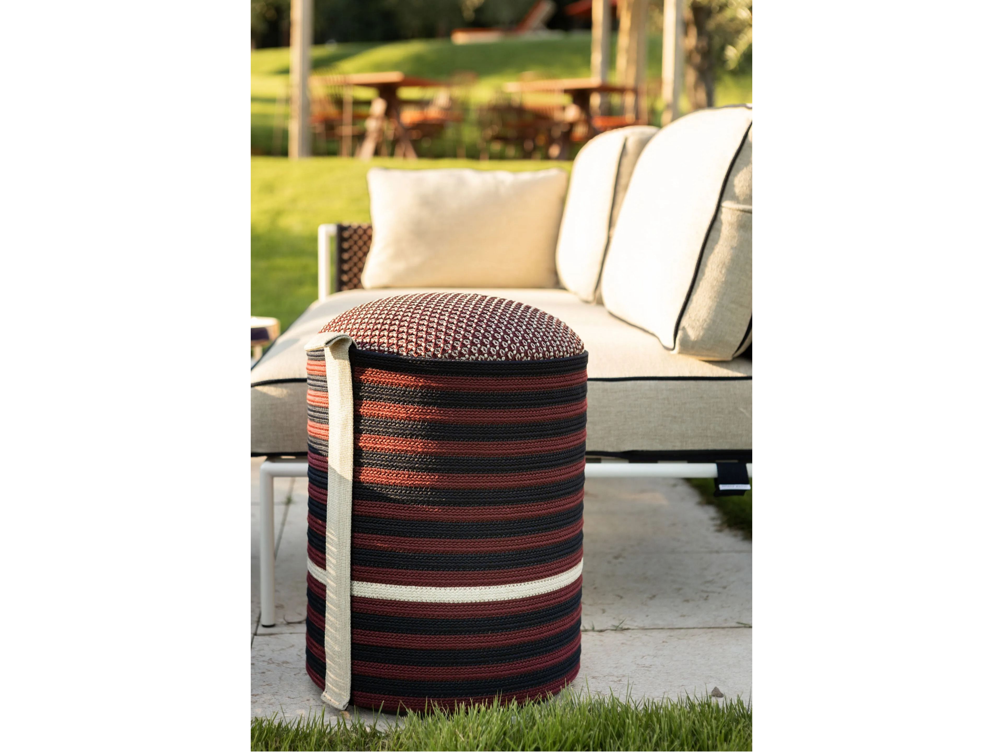 Ручная швейная наружная цилиндрическая пуфик Nodo Italia Antonio Marras + Nodo Italia ARCH-00069396 - Вид №18