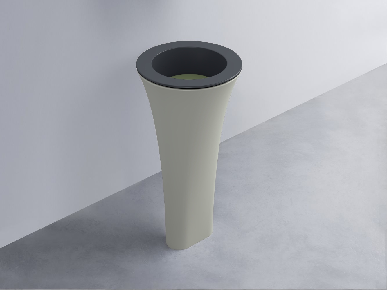 AMLA45-BA+AMPILT-AG+AMCOLT-PM Раковина Amedeo Tondo отдельностоящая cielo Enjoy + Amedeo Ceramica Cielo