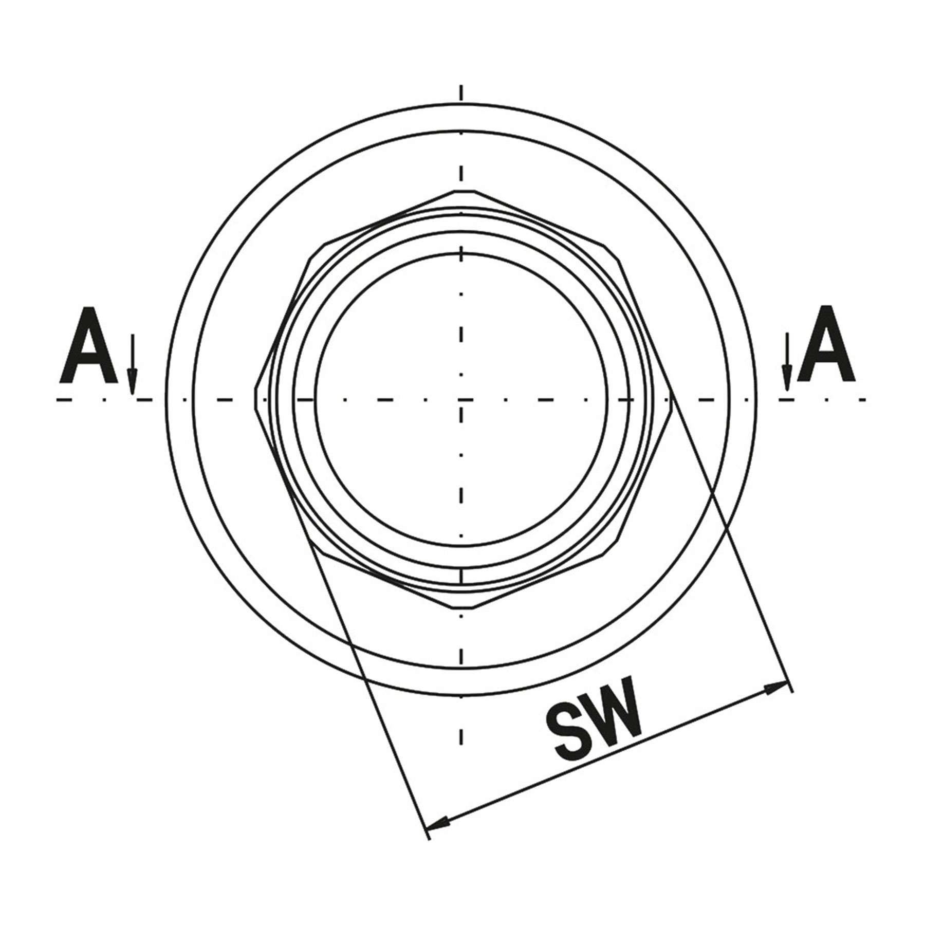 VF.033.00032.100 Valfex Адаптер для муфты с комб. резьбой (американка), наружная резьба  - Вид №1