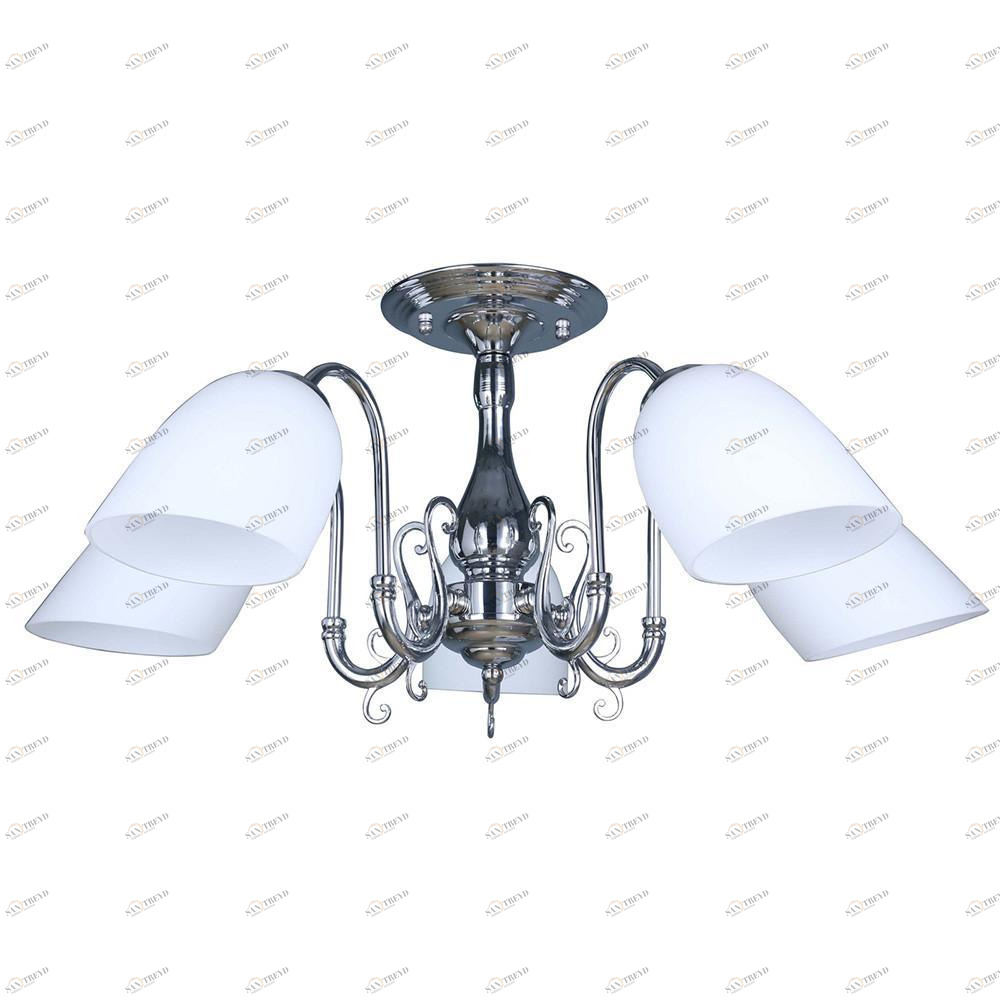 Потолочная люстра Omnilux Leonessa OML-29107-05 OMNILUX LEONESSA 336884 Белый;хром 