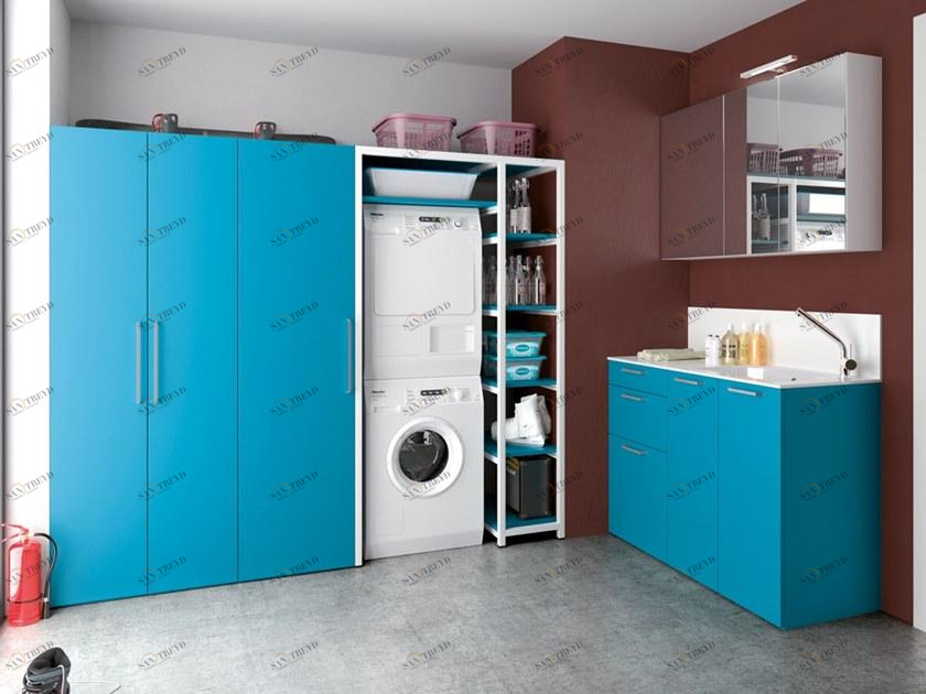 Archeda Шкаф для стирки из ламината с раковиной Laundry sun-id-1374373