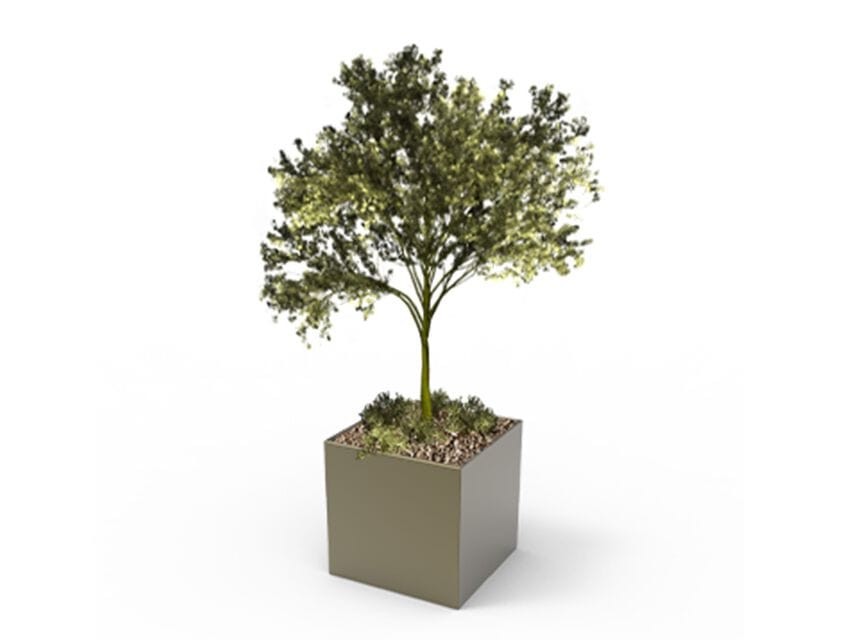 Квадратная стальная плантатор Corten™ Urbencéa SQUAR ARCH-00106956 - Вид №1