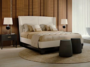 Arte Brotto Кровать двуспальная с обивкой и высоким изголовьем Segreti S993