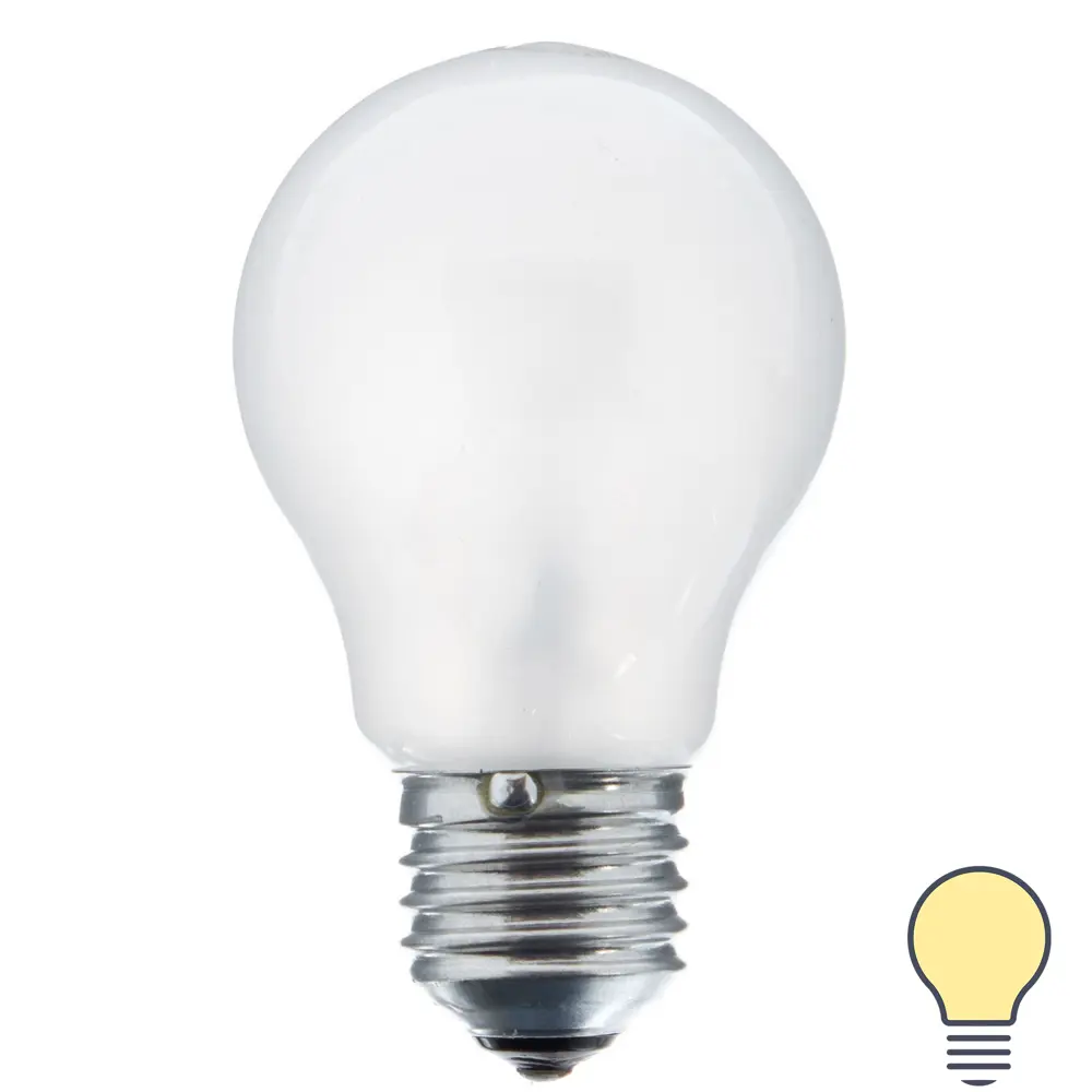 Лампа накаливания Osram шар E27 60 Вт 710 Лм груша матовая свет тёплый белый STLM-2185130